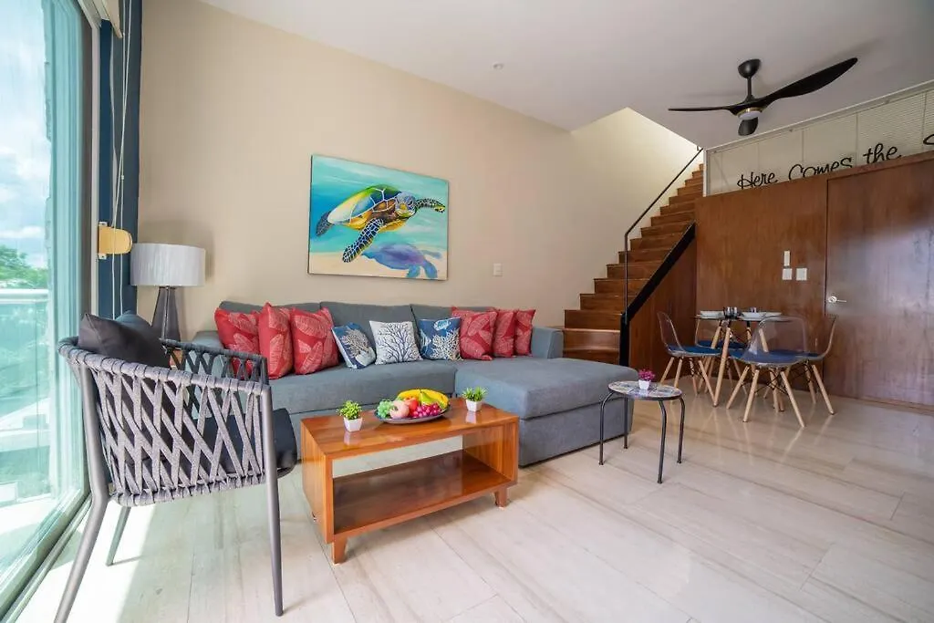 Lägenhet Papaya 15 Exclusive Penthouse With Rooftop And Jacuzzi Playa del Carmen